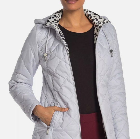 Laundry By Shelli Segal Jackets & Blazers - NEW Laundry by Shelli Segal gray puffer co…